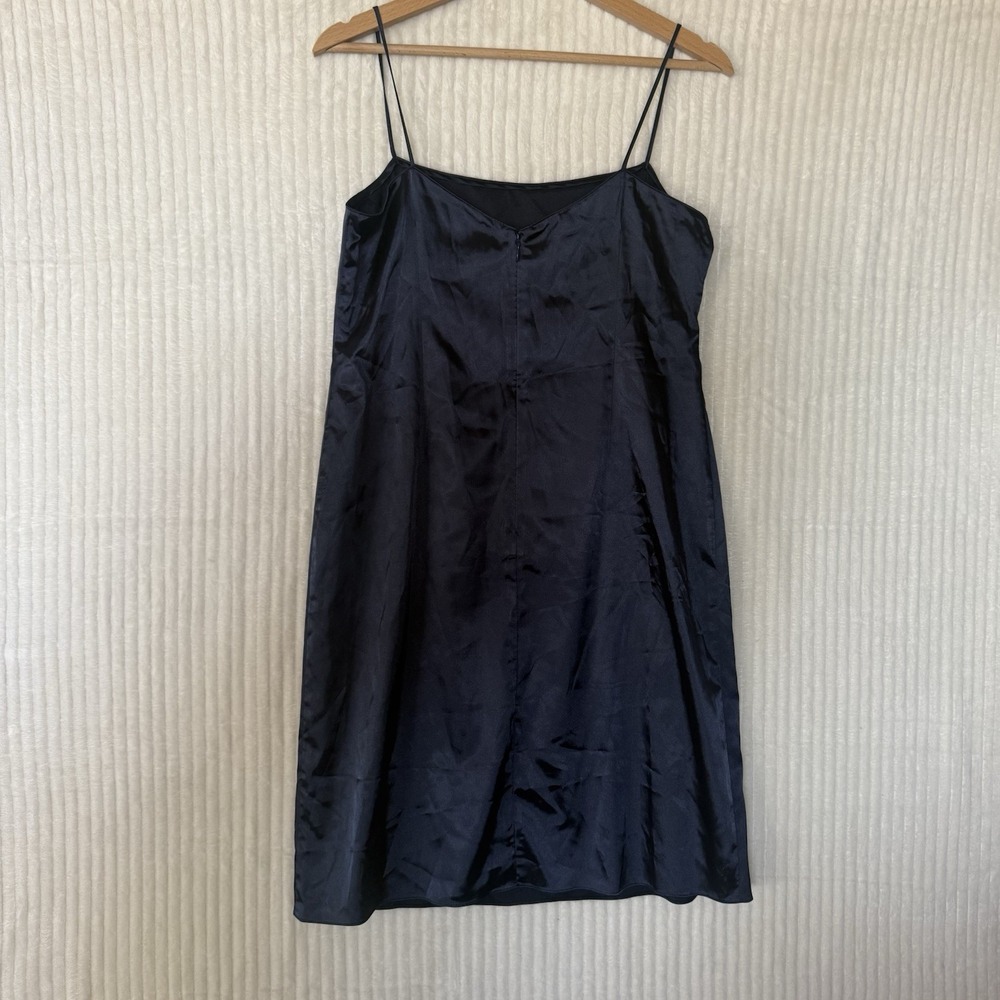 Rickie Freeman TERI JON Mini Slip Dress Navy Size 6 - Picture 12 of 12